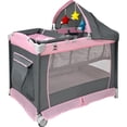 thumbnail image 3 of Cuna Corral Bebes Plegable Cambiador Removible Ruedas Juegos, 3 of 5