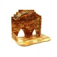 zytoon Large Nativity Set Intricately Hand Carved from Olive Wood from