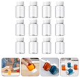 thumbnail image 3 of LEEYNEER Rhewides 12pcs Clear Plastic Juice Bottles Multipurpose Beverage Milk Packing Bottles, 3 of 10