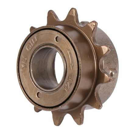 

NUOLUX Steel Inner Diameter 34MM 12 Tooth Flywheels 12T Large Hole Flywheel 12 Tooth Freewheel Accessories (Brown)