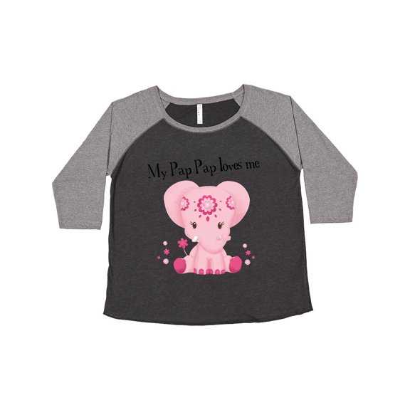Inktastic Aditi My Pap Pap loves me Women's Plus Size T-Shirt
