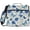 Blue Butterfly and Flower, variant on Zipper Binder with Shoulder Strap 2 inch 3 Ring Waterproof File Folder Organizer Bag 500 Sheet Cute Floral Pastel
