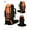 Orange, variant on New Outdoor Mountaineering Bag Large Capacity Lightweight Waterproof Professional Hiking Camping Backpack,Red