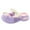 Purple, variant on Cute Clogs Slipper for Girls with Fashion Bowknot Summer Indoor Outdoor Shoes Casual Sandals Beach Shower Dress Up Shoe, White Size: 8-9 Years