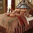 thumbnail image 2 of Michael Amini Woodside Park 13-piece Fabric King Comforter Set in Spice Red, 2 of 19