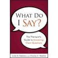 thumbnail image 1 of What Do I Say?, Charles A. Waehler, Linda N. Edelstein Paperback, 1 of 1