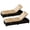 Brown Rattan with Khaki Cushion, variant on Set of 2 Adjustable PE Wicker Chaise Lounge Chairs – 78'' Long Reclining Outdoor Patio Furniture – Removable Tabletop, 5-Position Backrest, Sky Blue Cushions – Ideal for Poolside, Deck, Garden