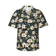 thumbnail image 2 of Picia Flowers Gentle Cotton Regular Fit Short Sleeve Casual Hawaiian Shirt for Men-3X-Large, 2 of 9