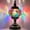 Rainbow Clouds, variant on SILVERFEVER Mosaic Turkish Lamp Moroccan Glass for Table Desk Bedside Bronze Base Bundle with E12 Light Bulb-2 Sizes Rainbow Colors-5.5" D11.5" H