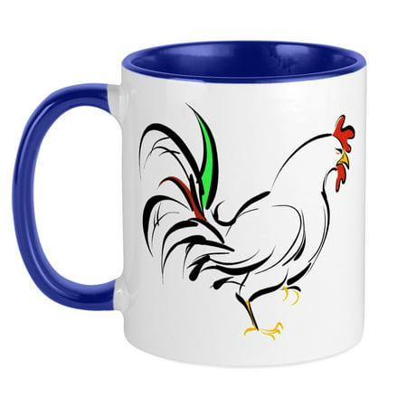 

CafePress - Rooster Mug - Ceramic Coffee Tea Novelty Mug Cup 11 oz