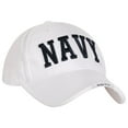 thumbnail image 3 of Deluxe Navy Low Profile Cap - White, 3 of 5