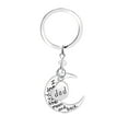 thumbnail image 1 of kurtrusly Key Chain Alloy Pendant Keyring Woman Key Holder Decor Key Ring Party Wedding Gift, D1002-Dad, 1 of 7