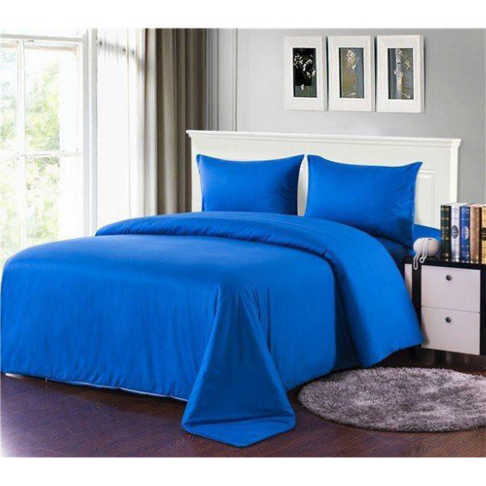 Cotton Solid Comforter Set with Zipper by Tache Home Fashion
