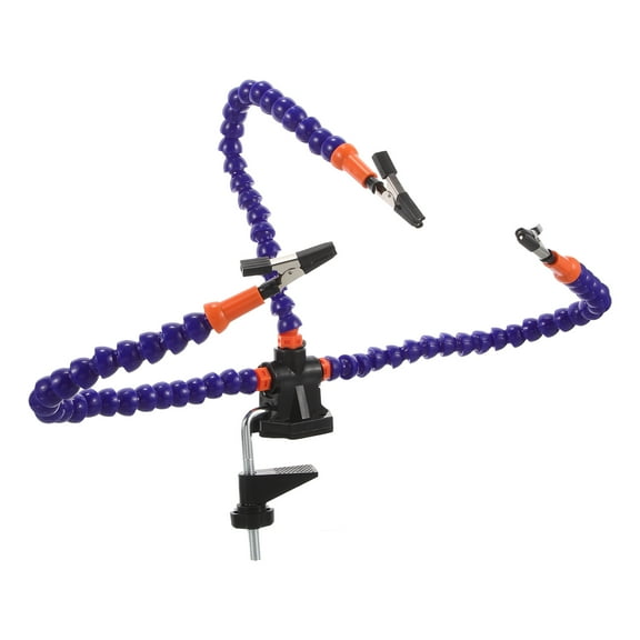 SEWCHICS 1 Set Aluminum Alloy Third Hands Soldering Station for Welding and Soldering Professionals