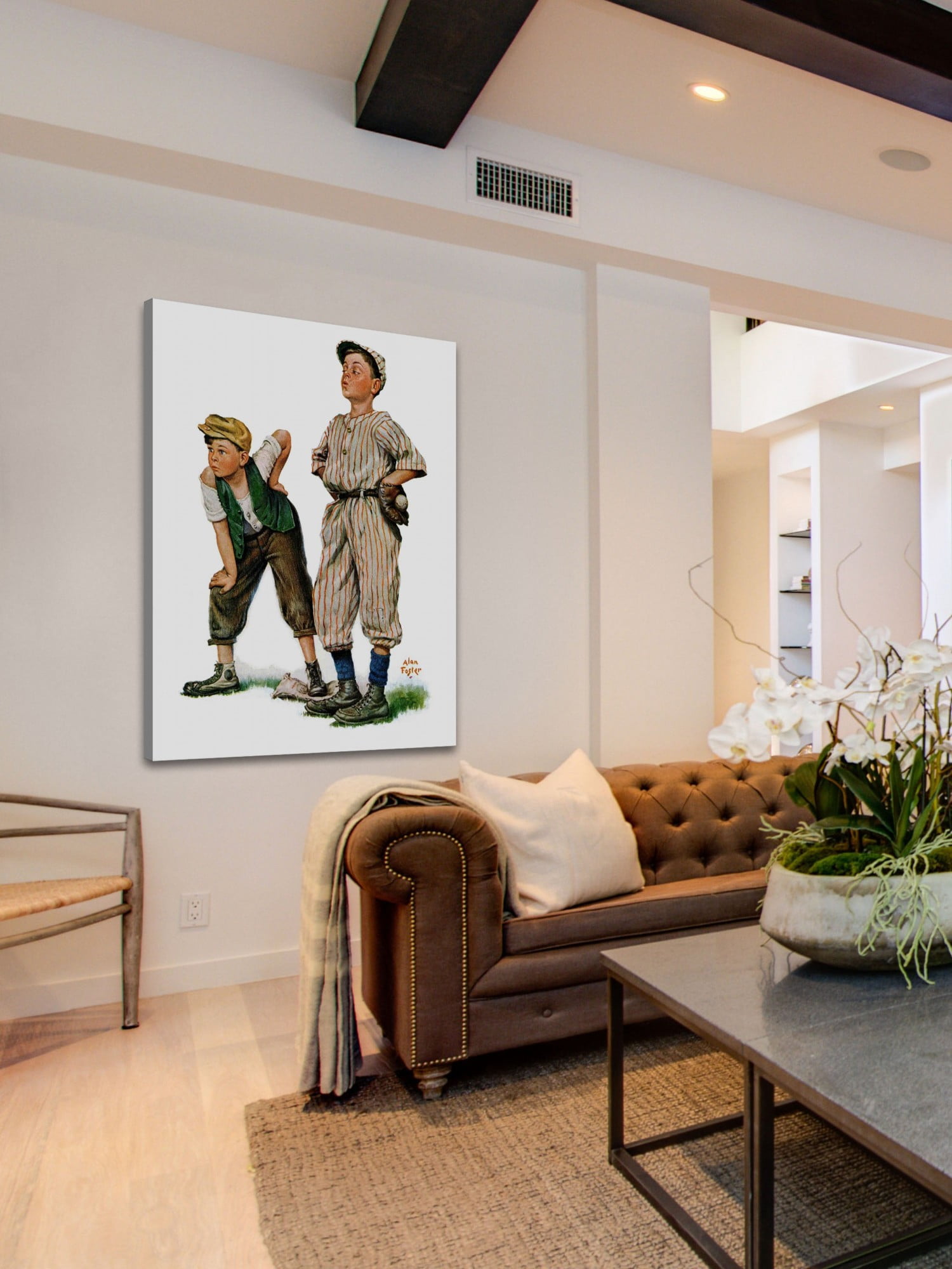 Marmont Hill Safe on Base by Alan Foster Painting Print on Canvas