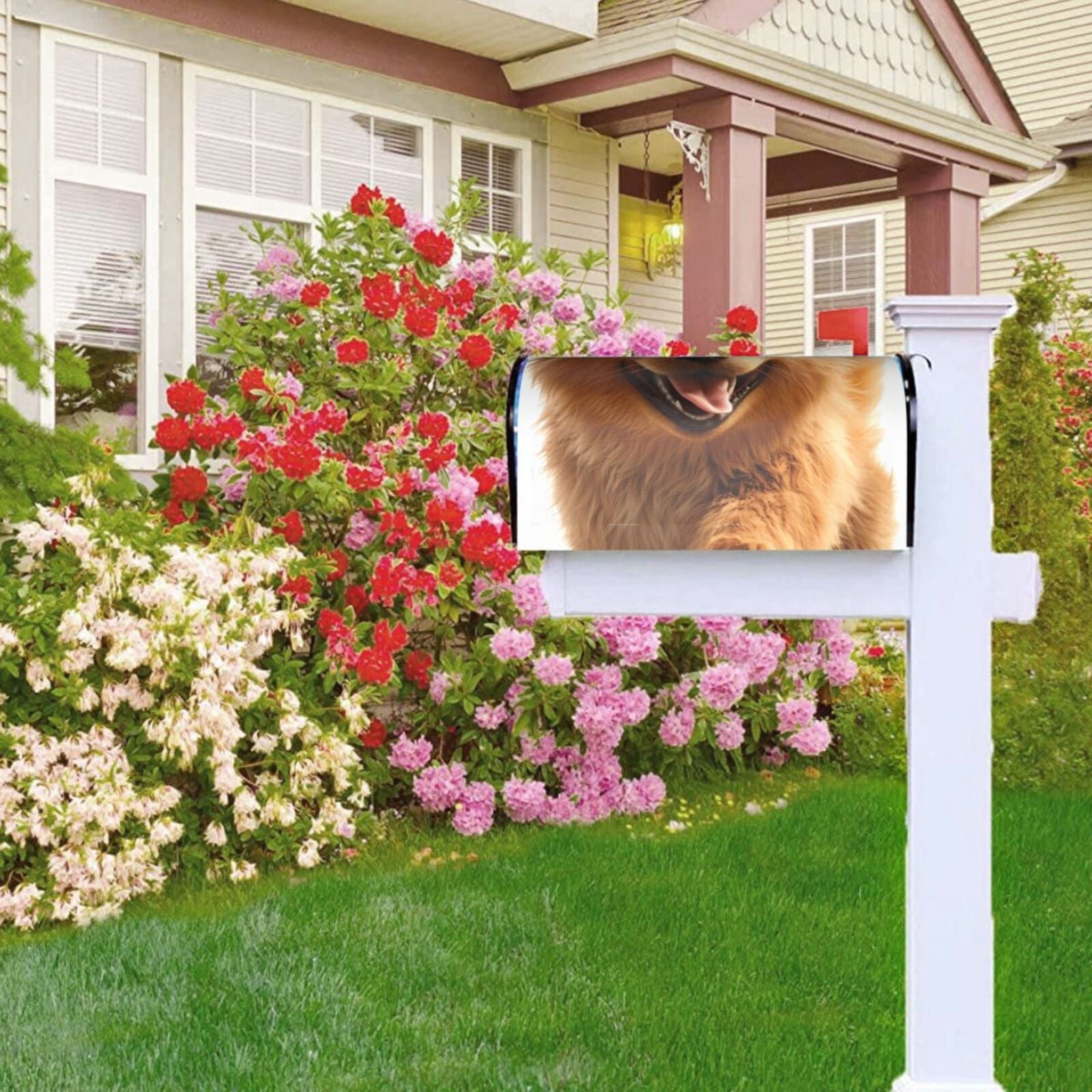 Kdxio Magnetic Mailbox Cover 21x18 in Mailbox Cover Outdoor Decoration Holiday Mailbox Covers for Home Garden Yard-21x18 in