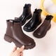 thumbnail image 2 of Botas Martin para niña, otoño e invierno, botas individuales para niña, botas de cuero con forro polar para niña, botas cortas de algodón para bebé, 2 of 5