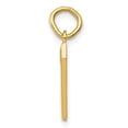 thumbnail image 2 of 14K Yellow Gold Charm Pendant 7 20 mm Casted Small Polished Number, 2 of 3