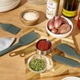 thumbnail image 3 of Beautiful by Drew Barrymore 4-Piece Silicone Mini Kitchen Utensil Set, Thyme Green, 3 of 9