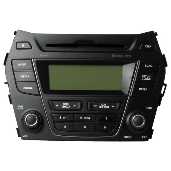 Restored 2013-2016 Hyundai Santa Fe AM FM SAT Radio CD MP3 Player Bluetooth 96170-B89504X (Refurbished)