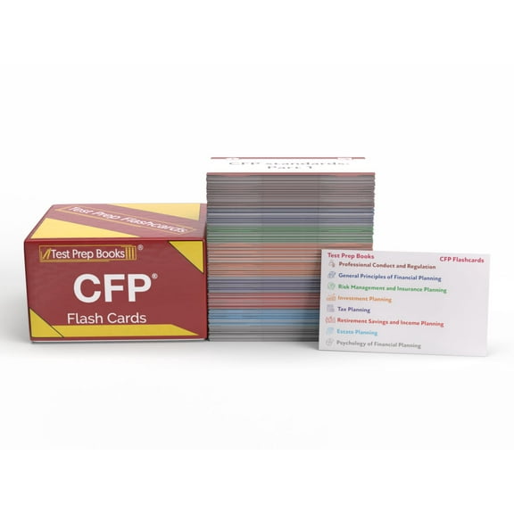 CFP Study Cards 2025-2026: Exam Prep Material and Practice for the Certified Financial Planner [Full Color Cards]