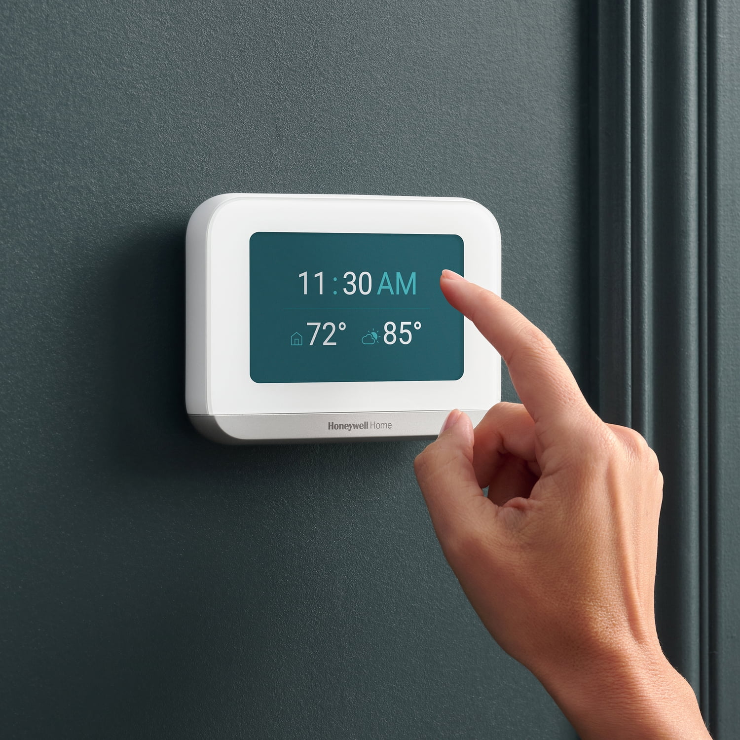 Honeywell Home X7S Smart Thermostat with Advanced Occupancy Sensing, Humidity Monitoring, and Customizable Touchscreen Display, White