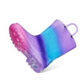thumbnail image 2 of Kushyshoo Kids Light up Rain Boots Blue Purple Glitter Little Girls Shoes Size 2, 2 of 6
