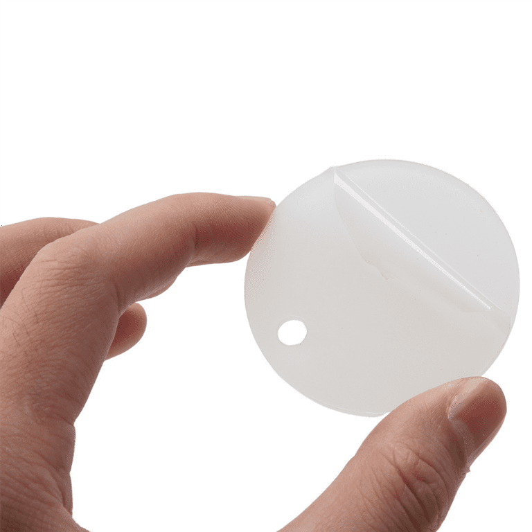 200 Pcs Round Acrylic Keychain Blanks 2 Inches Clear Acrylic Circles Discs  Transparent for DIY Keychain Craft Project 