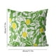 thumbnail image 3 of Cojín de cojines de lino con patrón de hojas verdes 45x45cm • Tela de terciopelo • Suave y transpirable • Lavable • Soporte para respaldo de sofá, 3 of 6