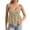 C-Khaki, variant on Ulitacool Womens Tank Tops Sleeveess Summer Chiffon Lace Trim Camisole Top Solid Color V Neck Blouse Trend Clothing M Khaki
