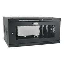 Tripp Lite  6U Low-Profile Switch-Depth-Plus Wall-Mount Rack Enclosure Cabinet with Cable Management