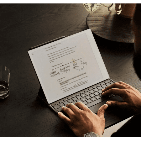 reMarkable Paper Pro - Mosaic weave Type Folio keyboard for your 11.8'' Paper Tablet - Basalt