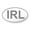 Clear, variant on CafePress - IRL Ireland Bumper Sticker - Sticker (Oval)