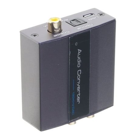 192kHz Digital to Analog Converter for Home Theater Systems Compatibles HDTV and Auditory Equipment