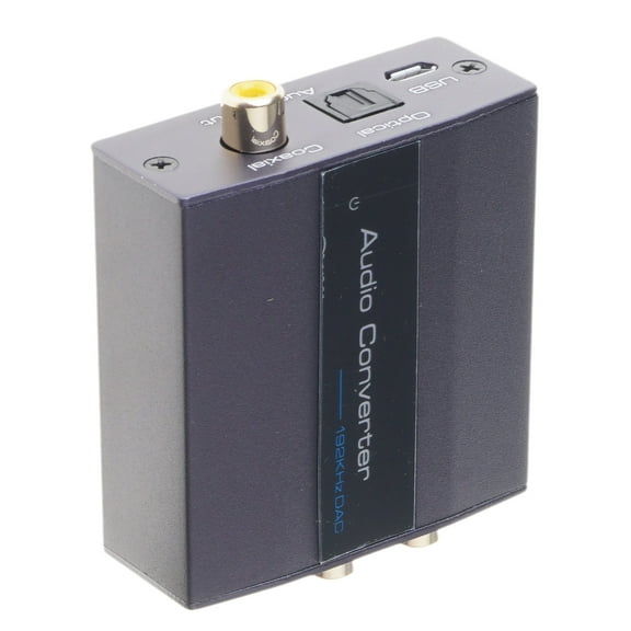 192kHz Digital to Analog Converter for Home Theater Systems Compatibles HDTV and Auditory Equipment