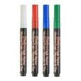 thumbnail image 2 of Marvy Uchida Bistro Chalk Markers Fine Tip 4-Color Set White Red Blue Green, 2 of 4