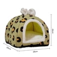 thumbnail image 6 of Yesbay Guinea Pig Bed Small Animal Hideout Bed Rabbit Rat House Cage Accessories Washable Hamster Cave Bed for Hedgehog Squirrel Rats Bunny Chinchillas, 6 of 7