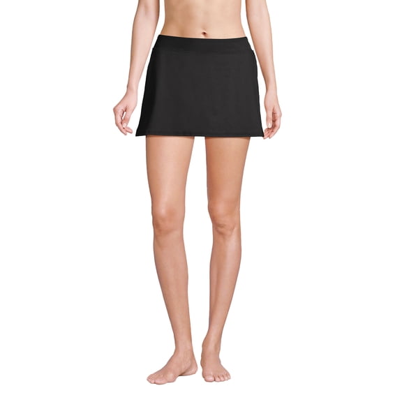 Lands' End Women's Petite Tummy Control Swim Skirt