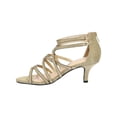 thumbnail image 3 of Bella Vita Womens 512537 Glitter Strappy Pumps, 3 of 3