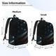 thumbnail image 2 of Disketp American Flag Waving Print print Canvas Backpack Lightweight Travel Daypack Student Rucksack Laptop Backpack-Small, 2 of 5