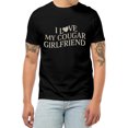thumbnail image 5 of I Love My Cougar Girlfriend Shirt, Boyfriend Gift, I Love My Girlfriend Tee, I Heart My Cougar Shirt, Valentines Gift, for men, for woman Casual Cotton Classic, 5 of 6