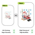 thumbnail image 4 of TanSiDing 1pcs 3D Christmas Window Stickers Static Cling Reusable Holiday Decorations Frosted Snowflake Tree Santa Claus for Glass Door Wall Party Home Festive Atmosphere, 4 of 6