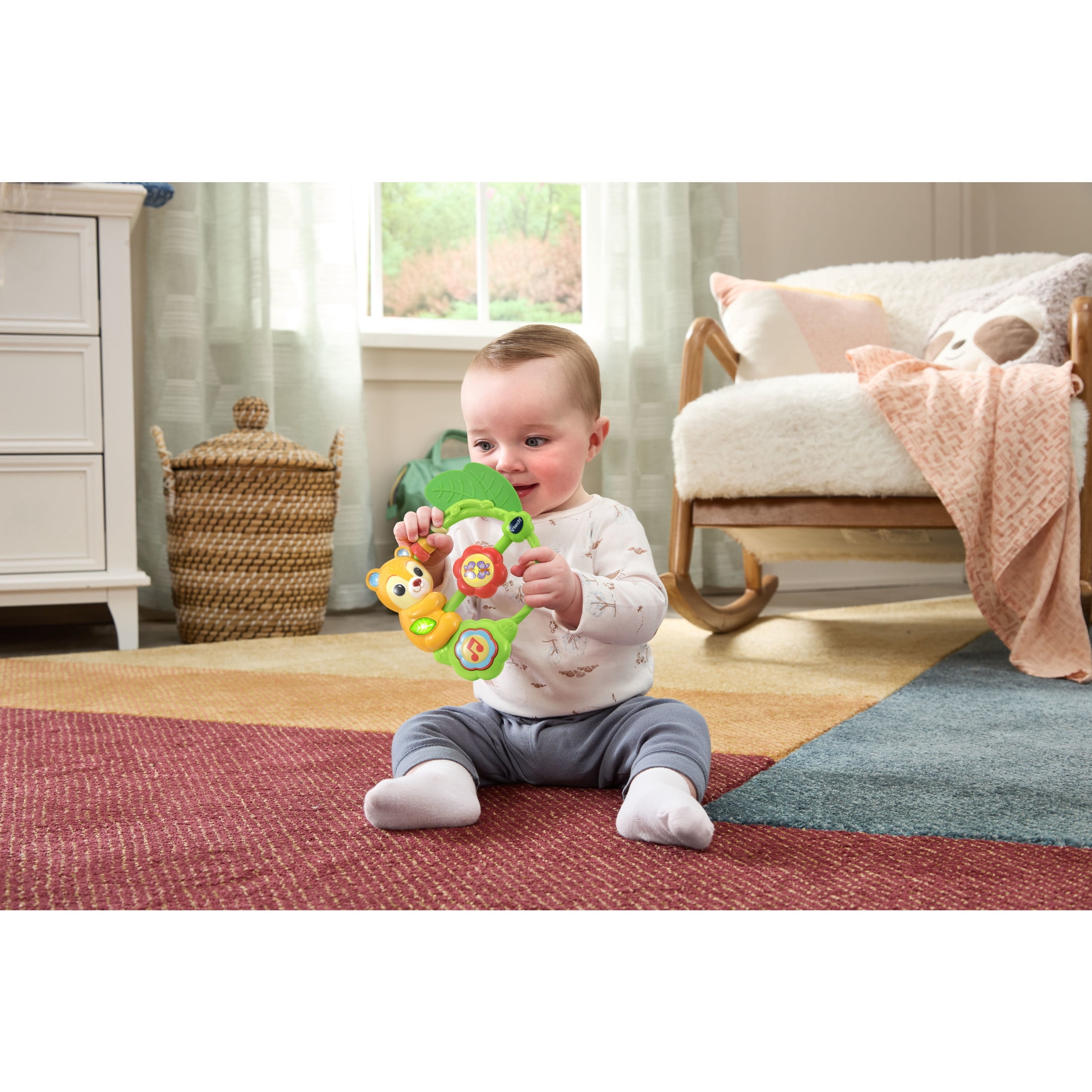 VTech Bear Rattle With Teether And Sing-Along Songs