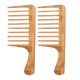 thumbnail image 1 of 2 peines de bambú de dientes anchos para hombres y mujeres, peine de dientes grandes, peine retro de dientes anchos, peine texturizado para hombres, peine grande para la espalda, 1 of 7