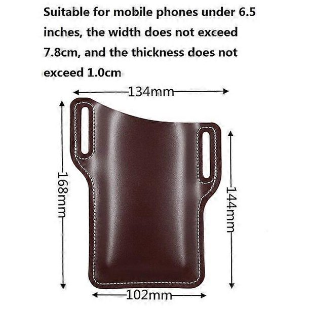 Funda para teléfono para hombre, funda para teléfono móvil, funda con lazo, cinturón, riñonera de cuero, monedero, cartera para teléfono, bolsa para correr, bolsas de viaje para acampar, pequeña, co
