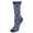 Dark Blue, variant on Wise Blend Damask Crew Socks, 1 Pair, Medium, Shoe Size W 6-9
