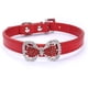 thumbnail image 1 of Los collares y corbatas con diamantes de imitación para mascotas, gatos y perros son adecuados para perros y gatos de tamaño pequeño y mediano., 1 of 5