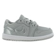 thumbnail image 4 of Nike Jordan 1 Retro Low OG Infant/Toddler Shoes Size 4, Color: Neutral Grey/Metallic Silver, 4 of 4