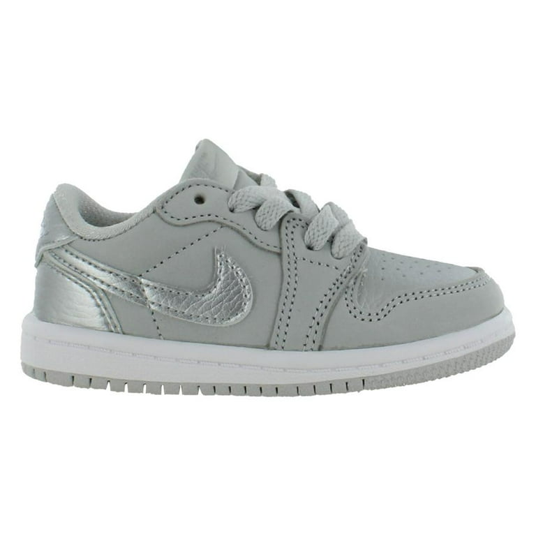 Toddler's Jordan 1 Retro Low OG Neutral Grey/Metallic Silver