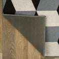 thumbnail image 4 of World Rug Gallery Contemporary Geometric Flatweave Indoor/Outdoor Area Rug - GRAY 2'x7', 4 of 9